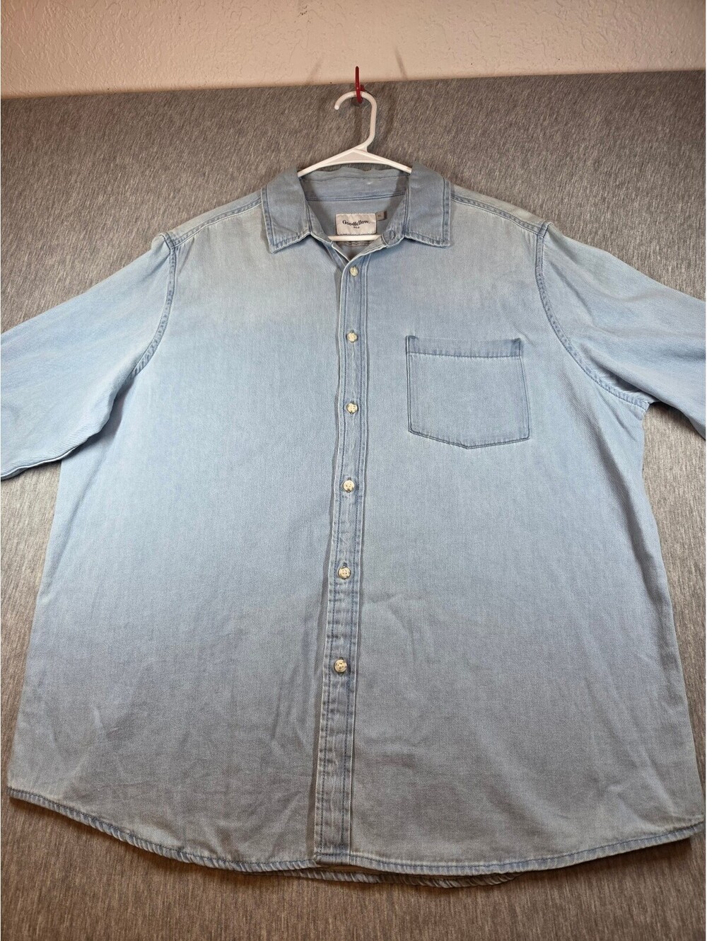 Goodfellow & Co Light Wash Denim Shirt XL